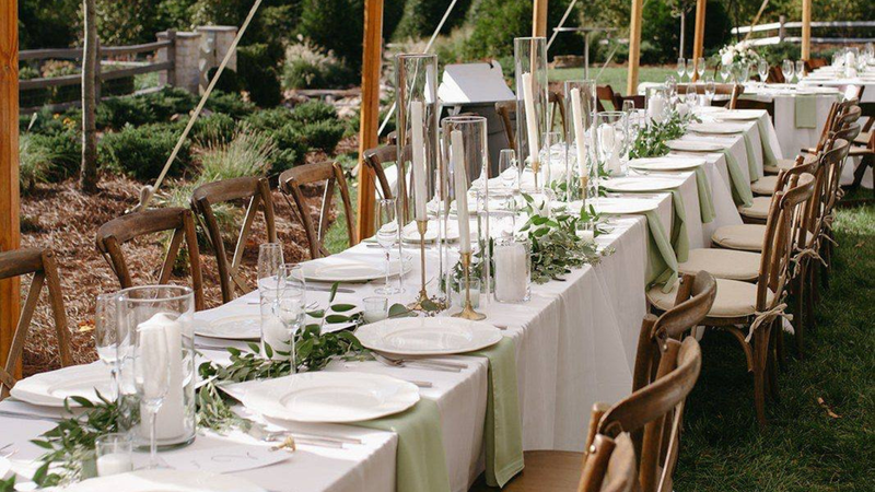 Elegant Backyard Dinner Party