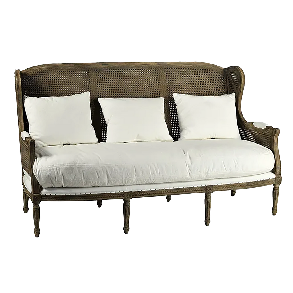 Cane Back Sofa