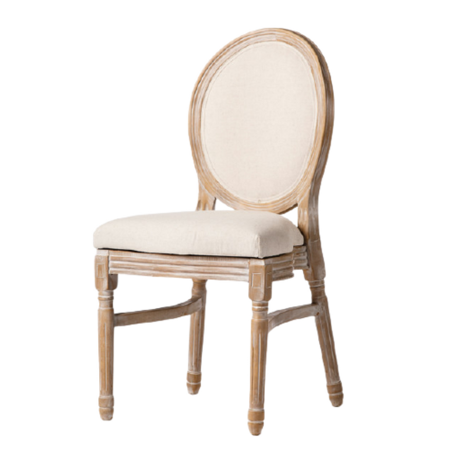 King Louis Chairs, White – EventWorks Rentals
